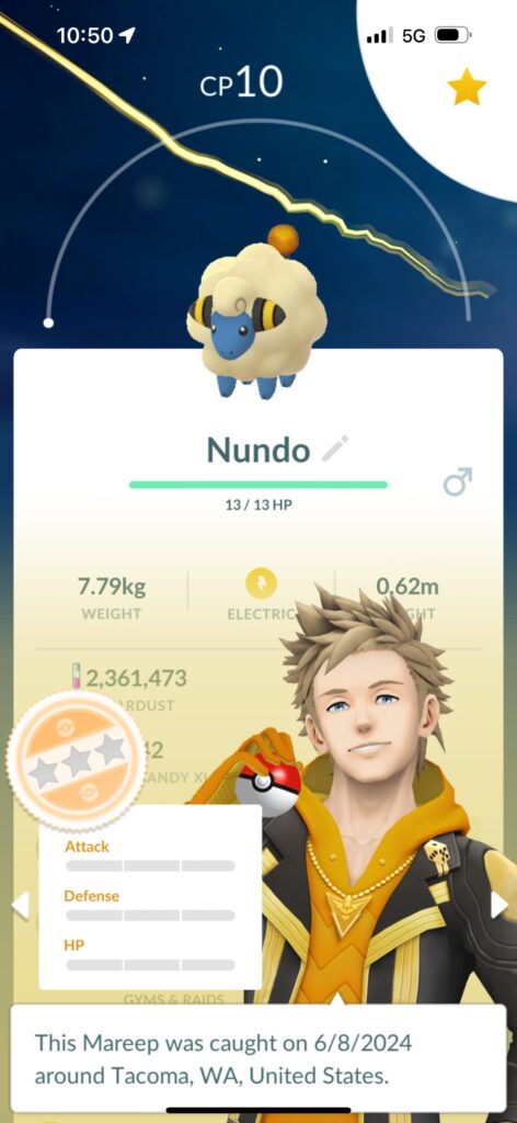 Keep Mareep Nundo or Evo