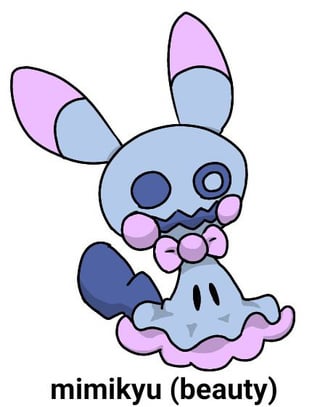 The alternative version of mimikyu in my region