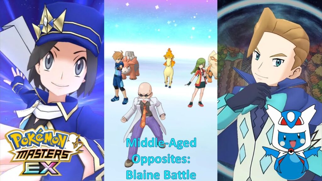 Pokemon Masters EX:  Middle-Aged Opposites - Blaine Battle