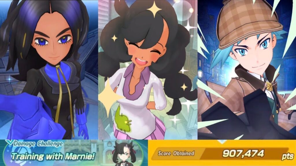 Scrambling to get 900k in Marnie's Damage Challenge with no Poison Tech units (Poison-weak, 3v1)