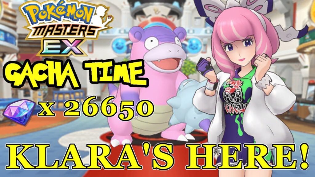 Pokemon Masters EX - KLARA ARRIVED STRAIGHT FROM THE ISLE OF ARMOR! Let's challenge the Gacha!