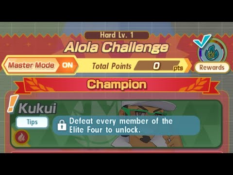 Pokemon Masters EX | Alola Challenge | Champion Stadium | 15k Points
