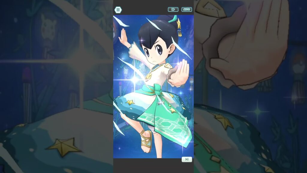 Summer Tate (2023) & Jirachi Sync Move #pokemonmasters #pokemon #tate #jirachi #gaming #hoenn