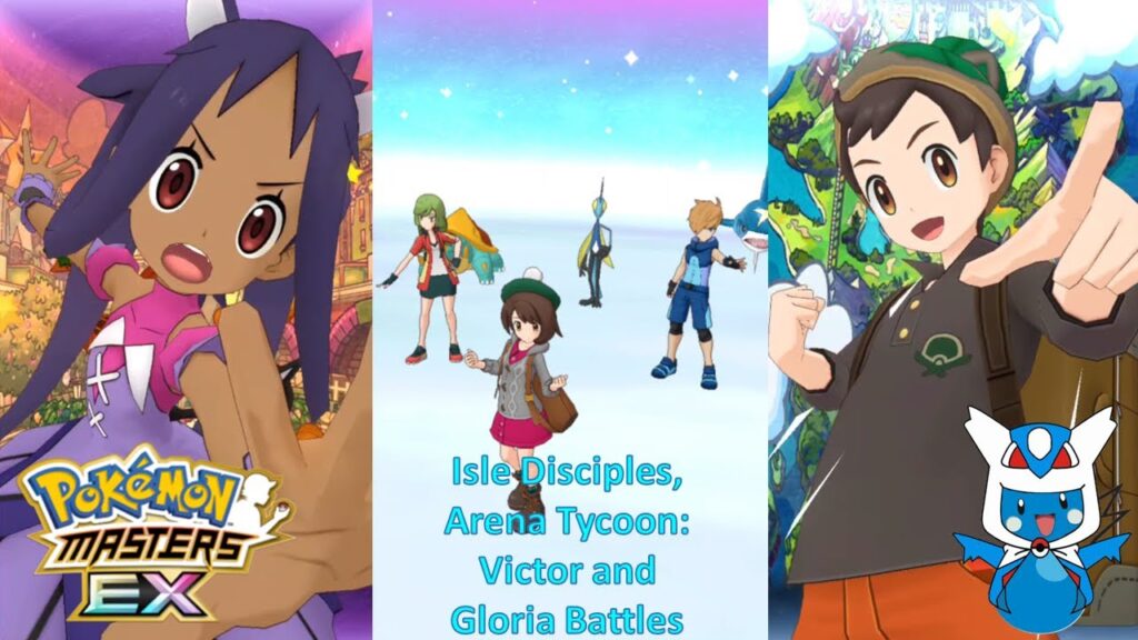 Pokemon Masters EX:  Isle Disciples, Arena Tycoon - Victor and Gloria Battles
