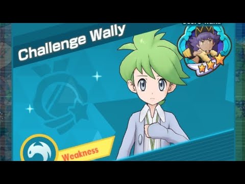 Pokemon Masters Ex: Challenge Wally (Dragon Weak) Damage Challenge: Dealing 1.1M Damage