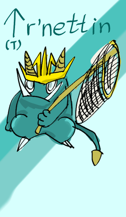 Tr’nettin - based on the Norse goddess, Ran. (Evolutions will be out sometime later)