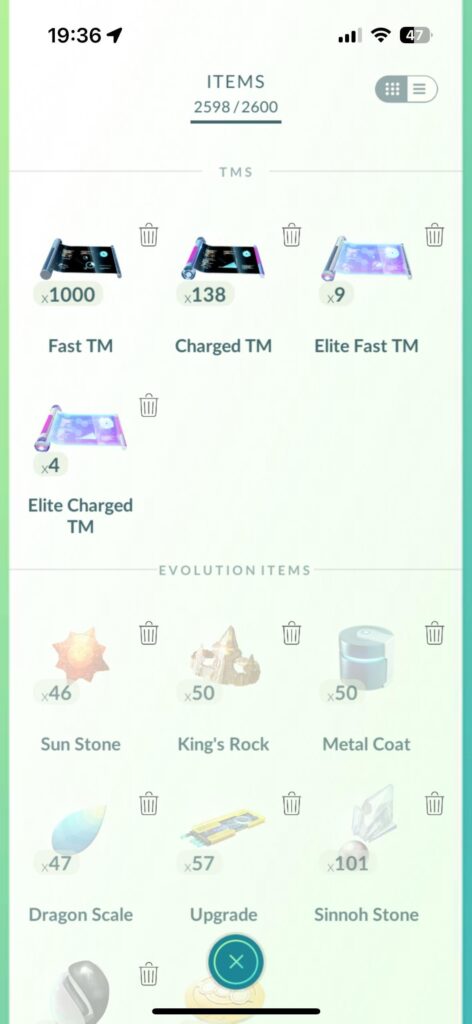 How many TMS should I keep?