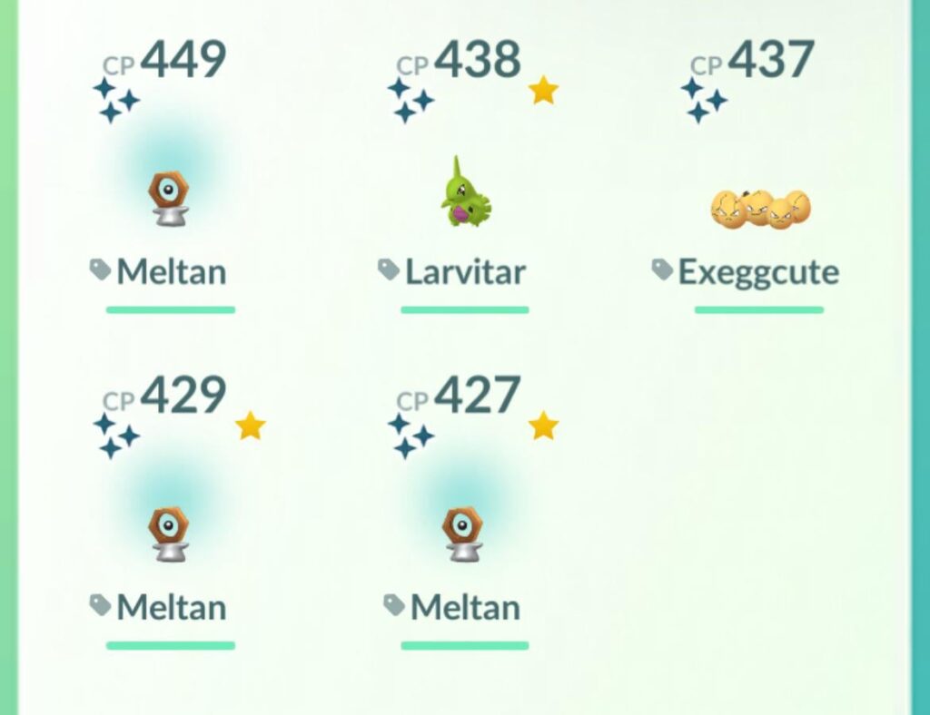 3 shiny meltans before i have enough candy to evolve even 1