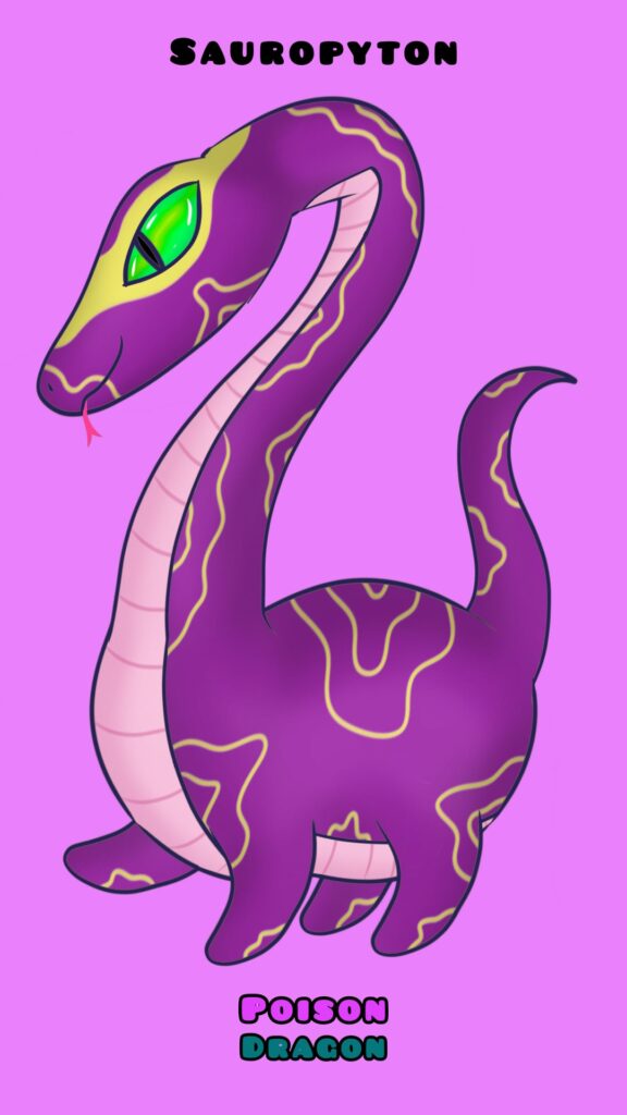 My Random Fakemon : July 2024 : Sauropyton