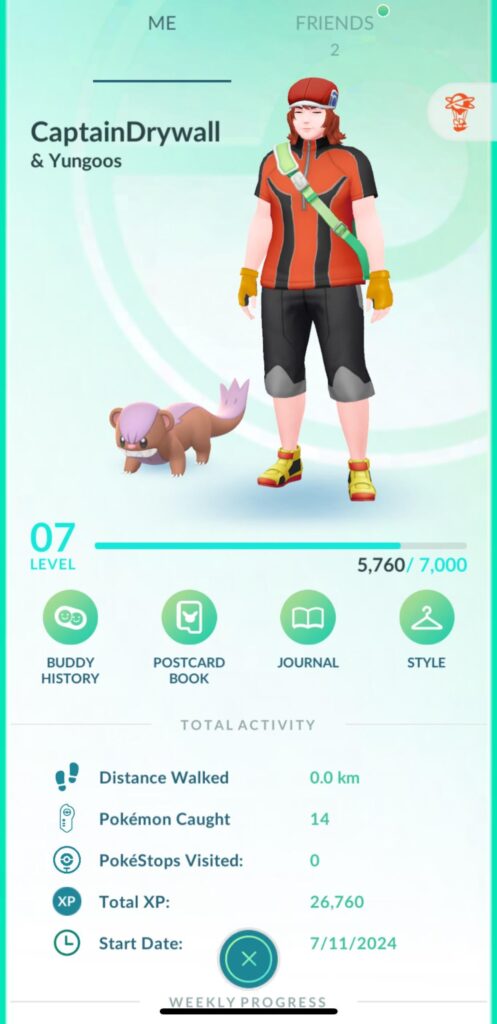 After years of watching me play, my son finally asked for an account. Immediate shiny. Unbelievable.