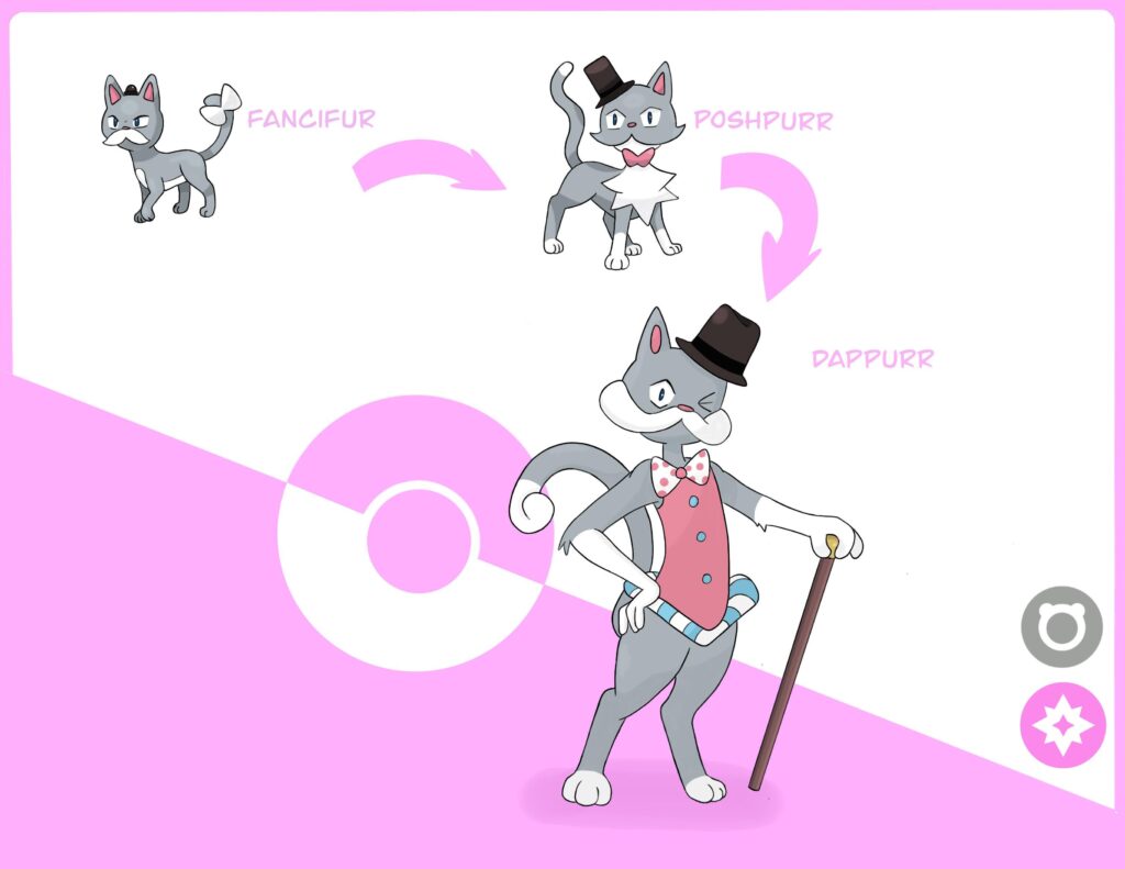 A cat that wants to be human but only has access to Victorian era fashion books