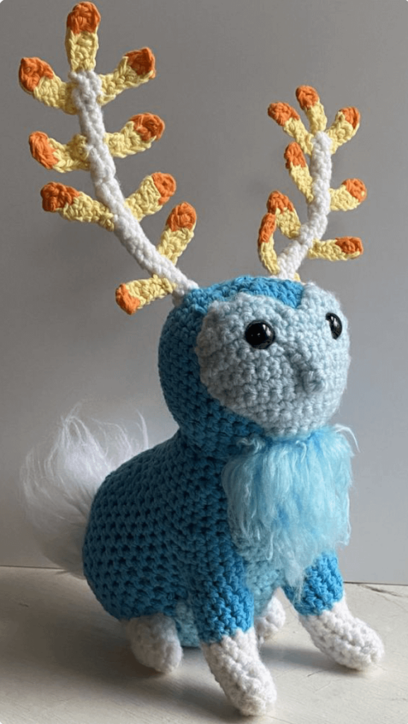 I crocheted a blupee!!!