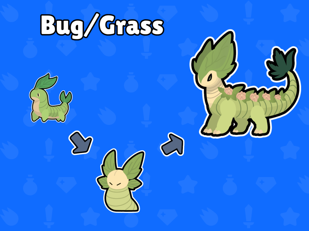Bug/Grass early route Stikamon. Any name suggestions?