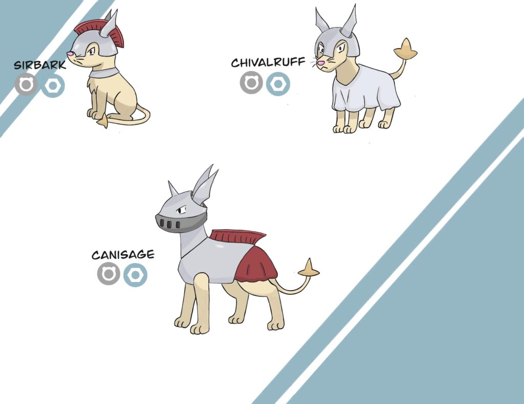 A knight cannot be without his loyal companion
