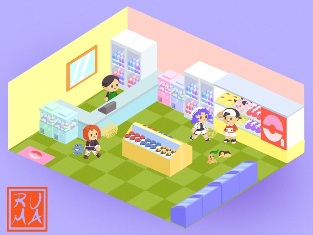 [OC] - Crystal Pokemart