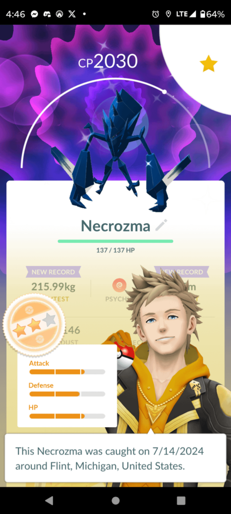 This is my first time ever getting a shiny this new to the game!