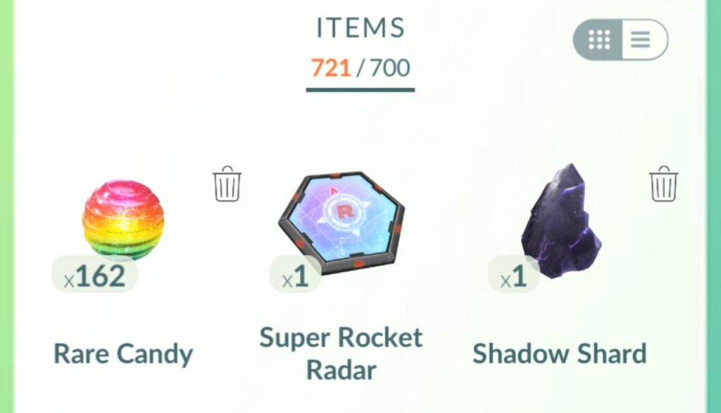 Sometimes I forget why my item bag is always full and then I remember…