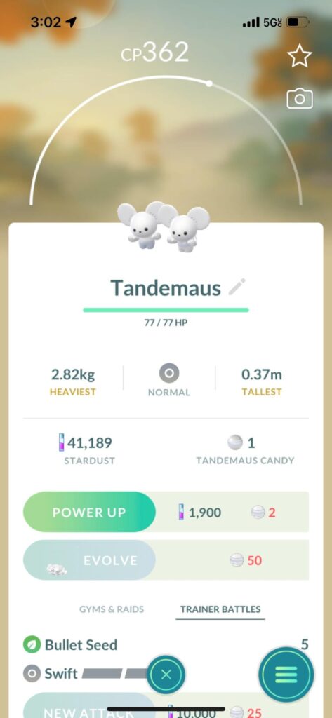 evolved tandemaus and got the family of four