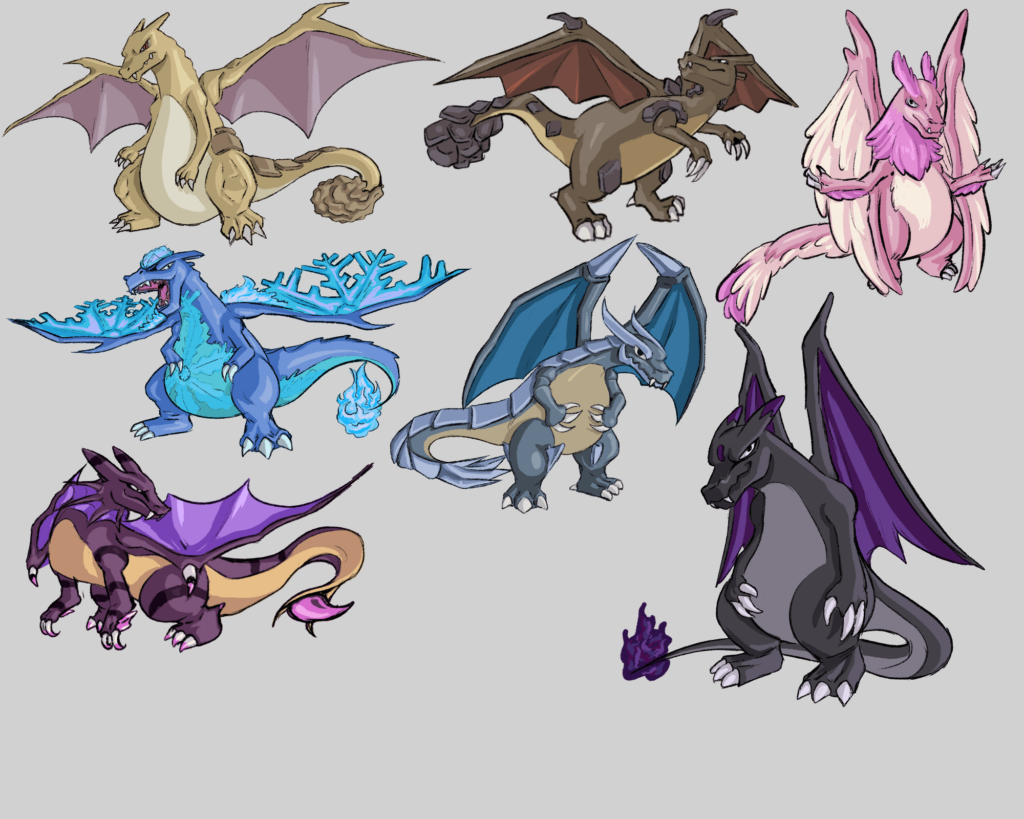 More alternatives charizards, don't liked some, btw, what you all think?