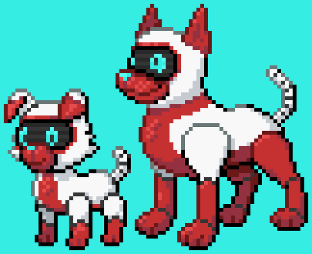 Straight from Hero-Tec's assembly line comes Botruff, and it's evolution, Roboruff! The perfect companion Pokemon for all! (Info on these Pokemon in comments)