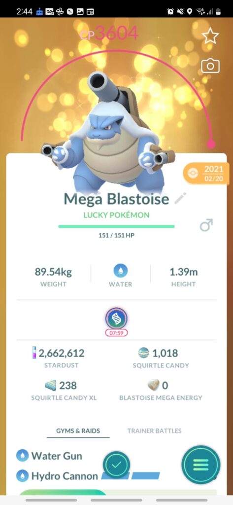 Finally! No-Raid Mega Blastoise!