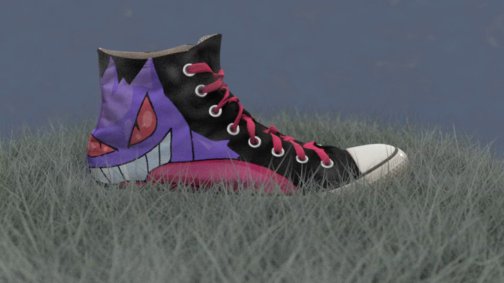 Gengar shoe by @bentherz