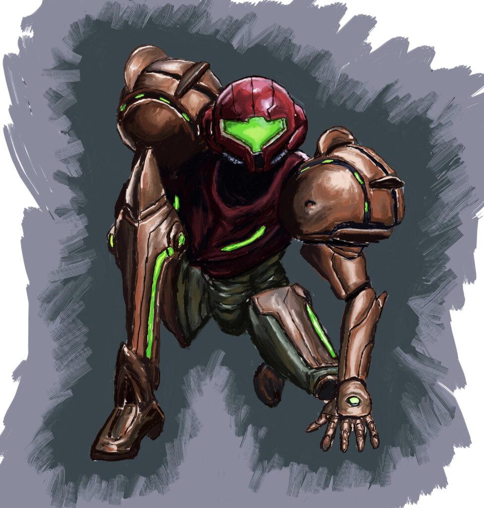 More Metroid Prime 4 screenshot painting