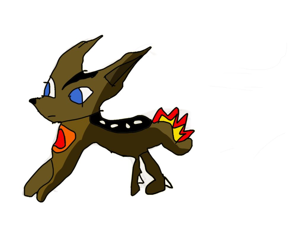 Jalure, the hyena Pokémon, Fire