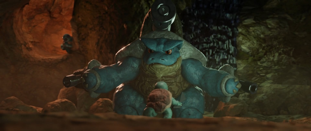 Squirlte vs Mega blastoise stylized animation  OC