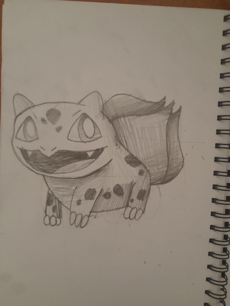 My simple sketch of Bulbasaur