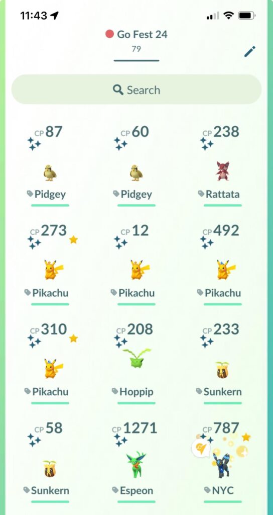 Go Fest 24 was definitely my best in terms on shinies