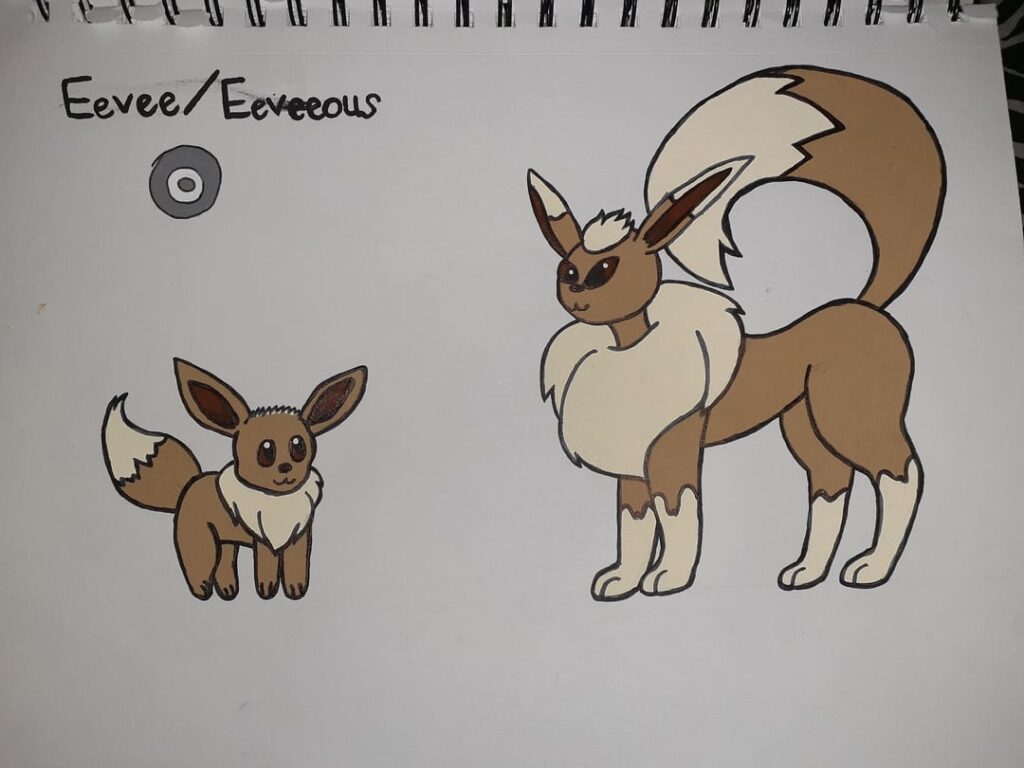 First ever fakemon: Eevee