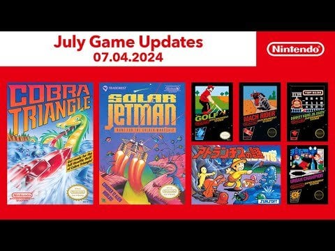 NES – July 2024 Game Update – Nintendo Switch Online
