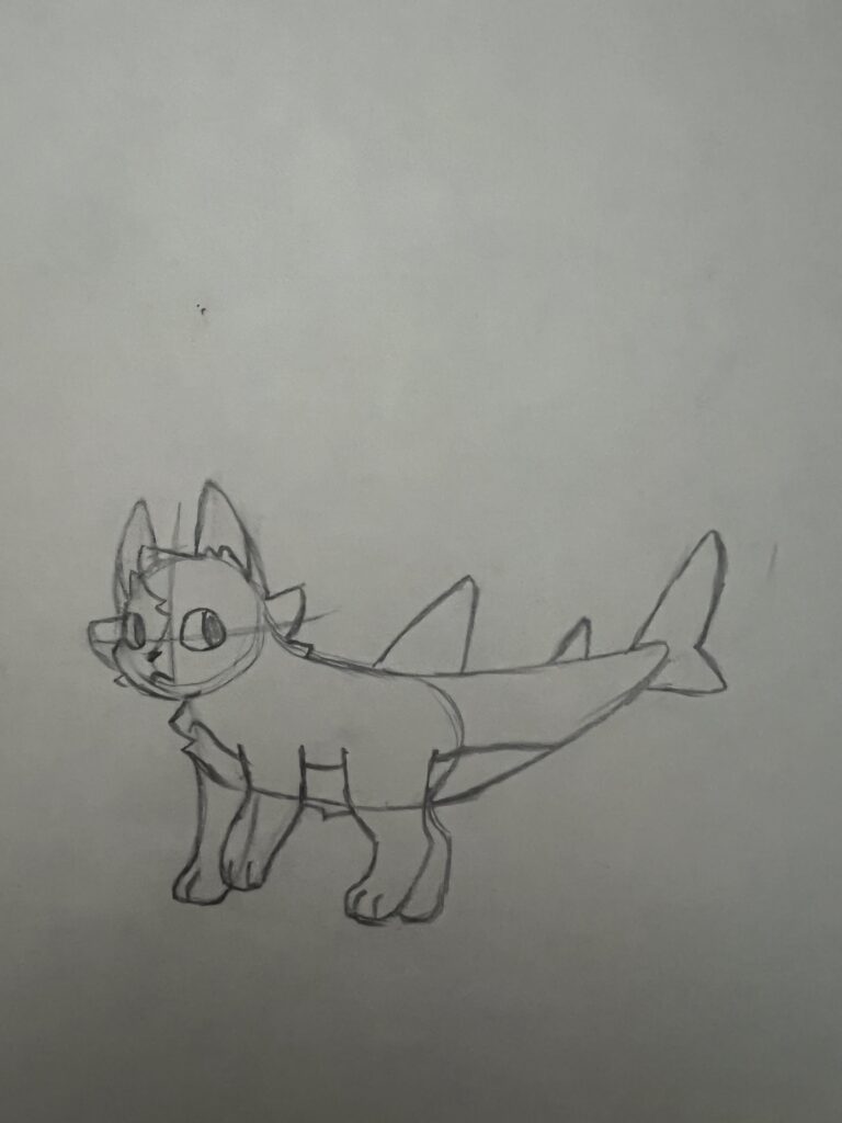 Okay I made this creature for my water starter but im kinda lost on how i wanna continue the line, does anyone have ideas??? (Region is based on renaissance italy btw)