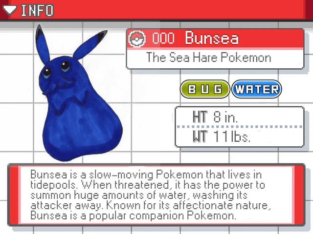 My first Fakemon - Bug-type starters