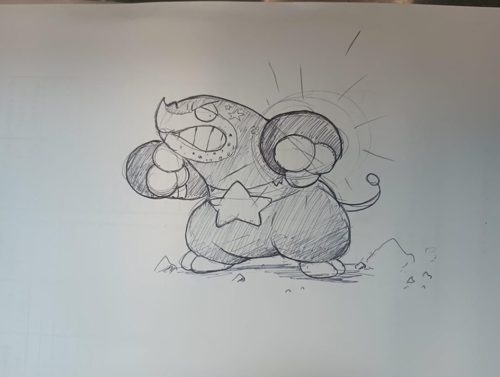 Rigoramole - The Bruiser Fakemon