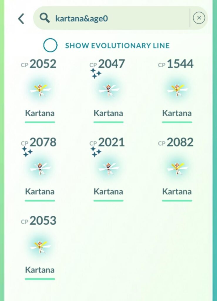 3 shiny Kartana's in 6 raids