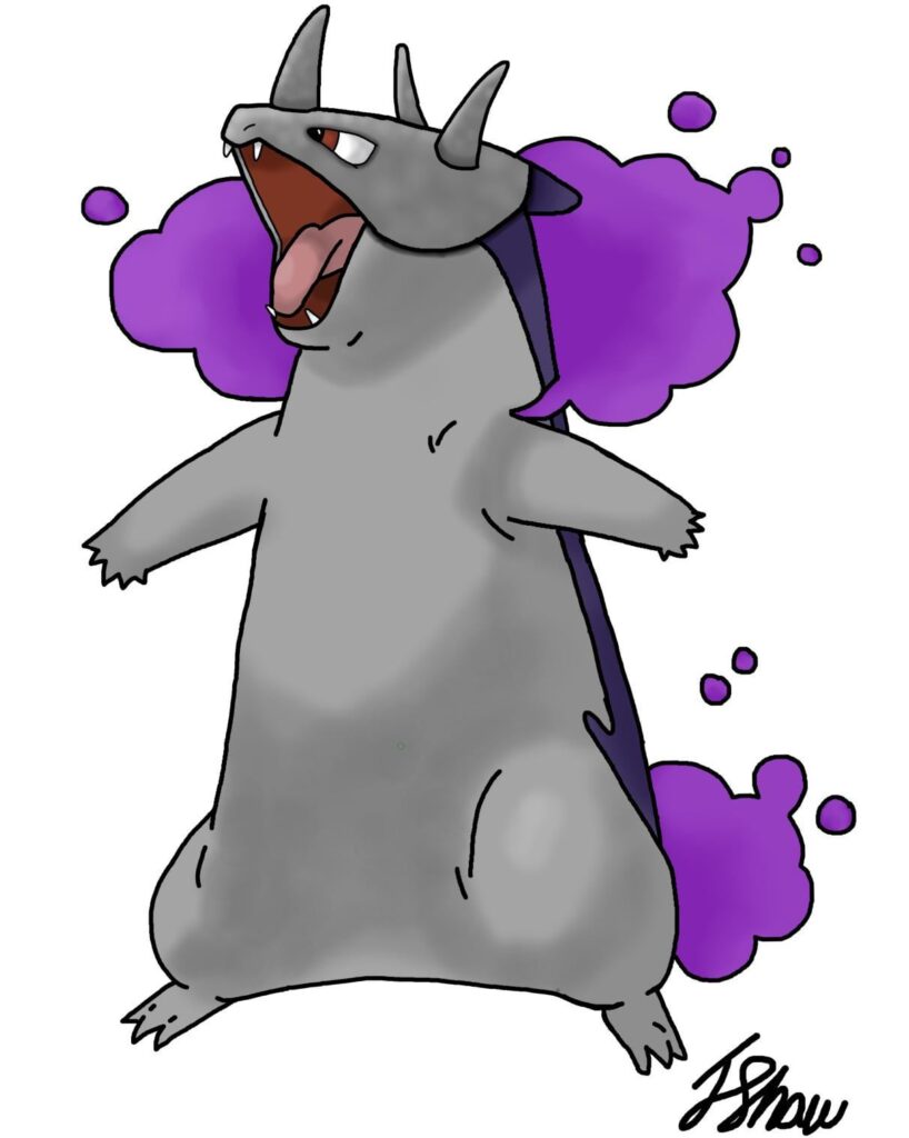 Regional Typhlosion (Poison Steel)