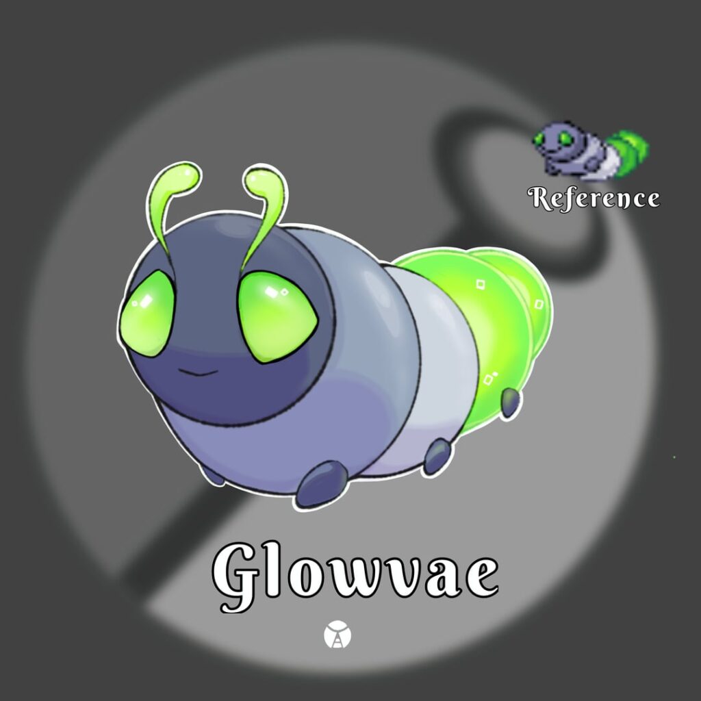 I Redrew the Glowvae line by Pixel3r.......also would u guys be interested in following me on instagram🫠