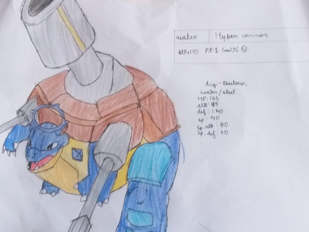 [ART CHALLENGE] Draw any pokemon or your fakemon in digitaz form.