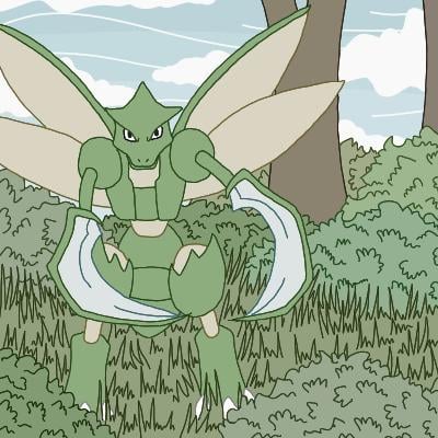 [OC] Day 123: #0123 Scyther