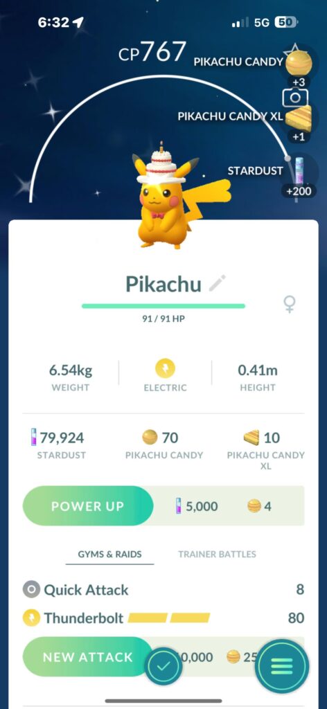 Shiny Pikachu finallyyyyyyy