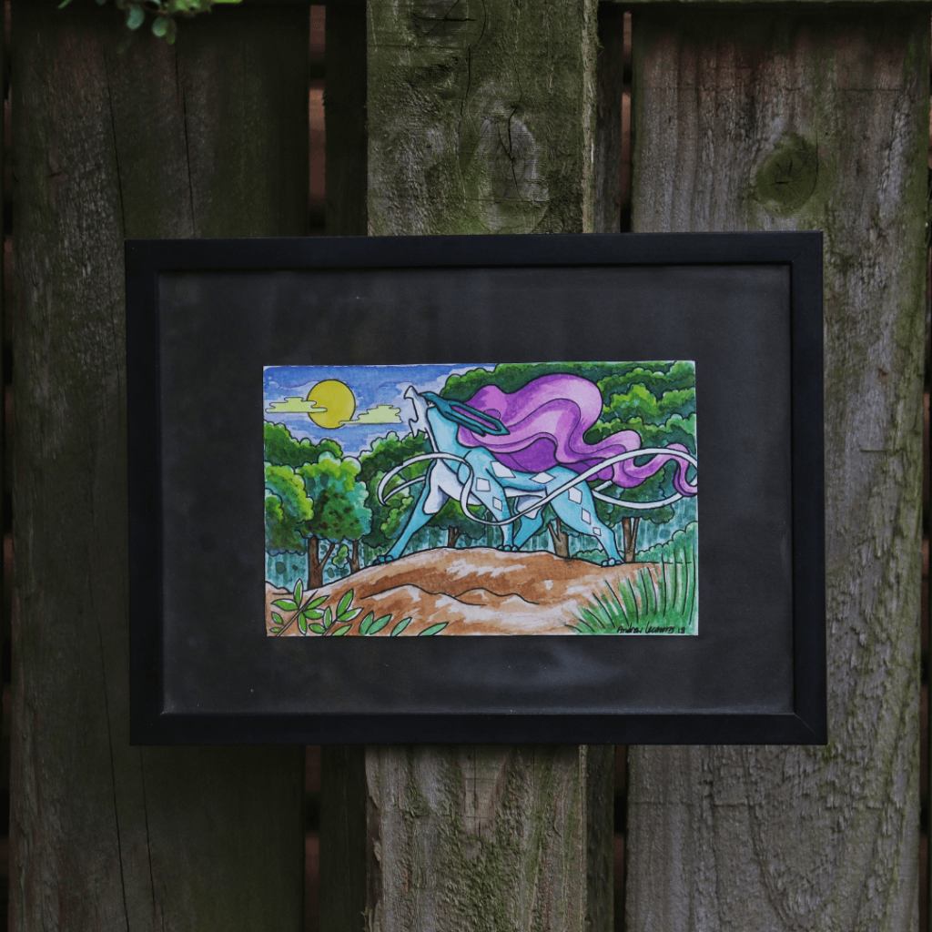 Suicune in Watercolour [OC]