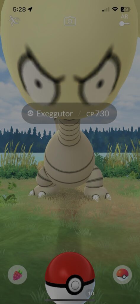 My app froze and gave me this gem