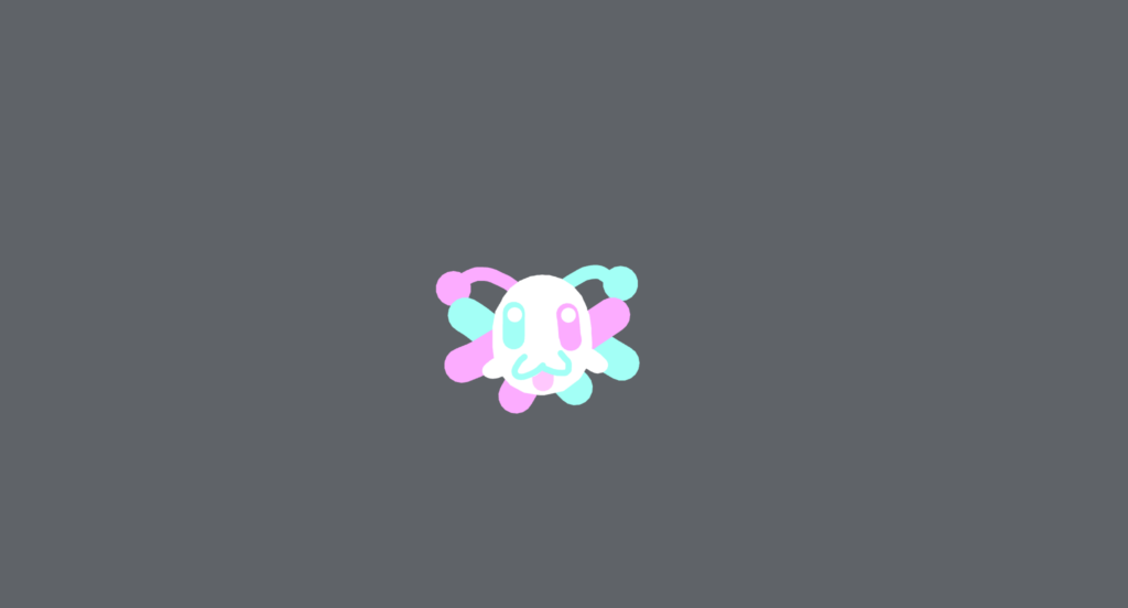 fakemon for I made for pride month water/fairy same stats as Mew cause it is a mythical