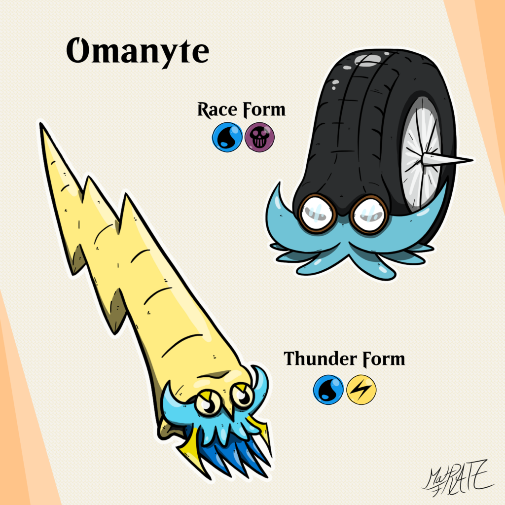 Omanyte - Race & Thunder
