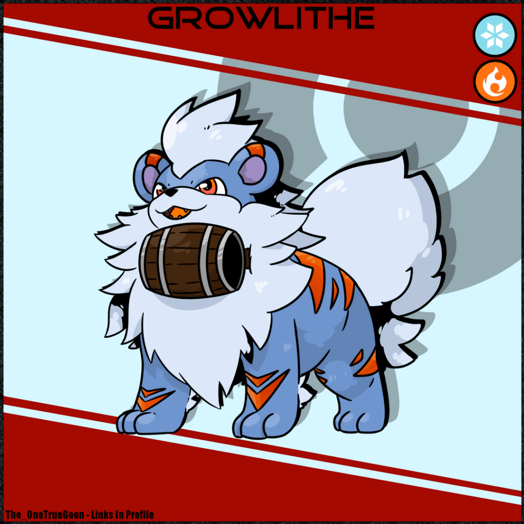 In the Ostrada region there is a form of pokemon created by the Bulwark Initiative to help in the day to day life of people or to breed out less desirable traits. so here is the mountain rescue arcanine and the energetic snorlax!