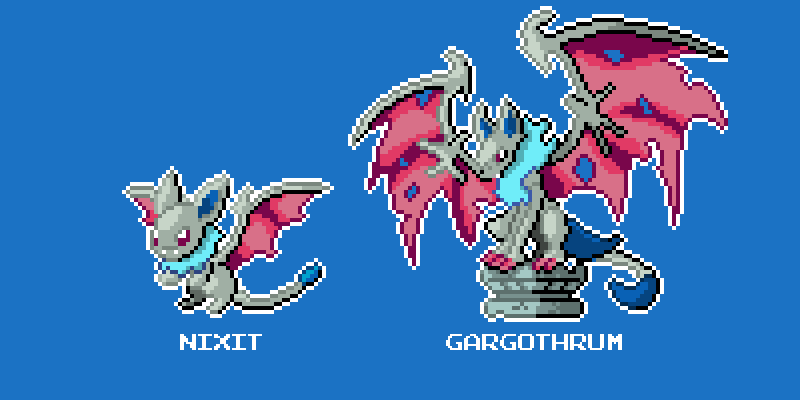 My early route cave encounters based on bats vampires and gargoyles!