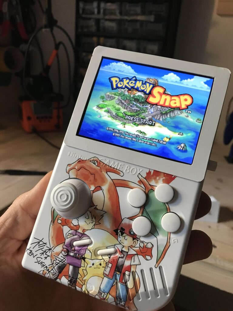 Pokémon Snap on a (heavily modified) Classic GameBoy