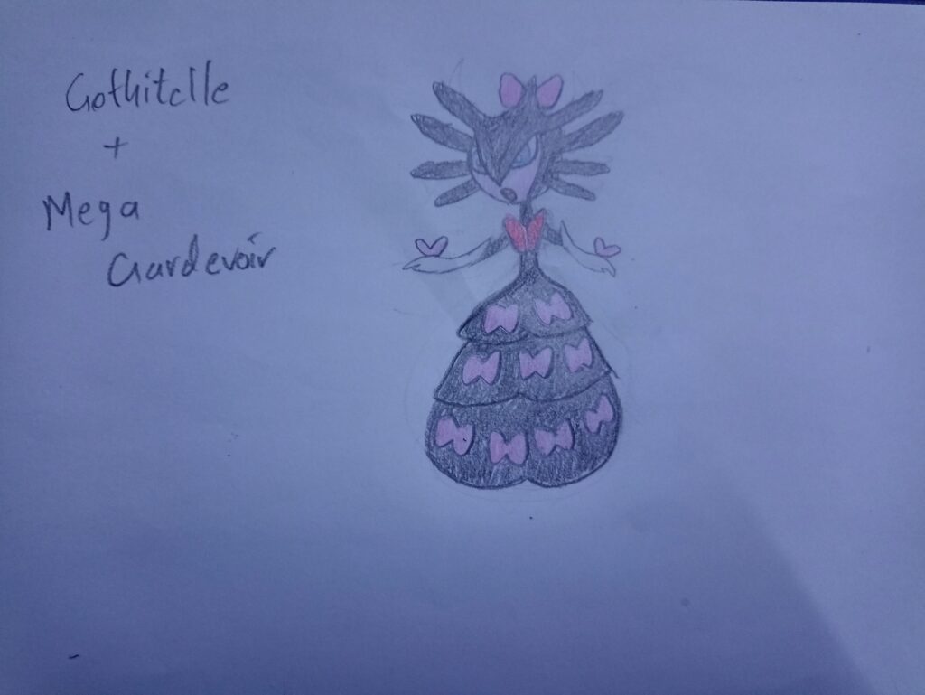 So, I made another fusion, this time it's Mega Gardevoir+ Gothitelle!!!